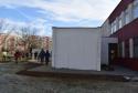 Novovybudovaný chodník pri dennom centre Frézia Novovybudovaný chodník pri dennom centre Frézia